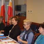 Od lewej: Halina Wesołowska - wicedyrektor MCDN, dr hab. Małgorzata Kaliszewska prof. UJK, dr hab. Teresa Olearczyk prof. KA, dr hab. Krystyna Ablewicz prof. UJ, dr Maria Krystyna Szmigel - wicedyrektor OKE w Krakowie