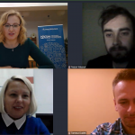 Prowadząca Kinga Wierzbicka, Paweł Własiuk, Ewa Cwynar, Tomasz Dudek