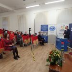 Aula konferencyjna Ośrodka MCDN w Krakowie z uczestnikami konferencji