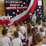 Występ dzieci z Przedszkola Publicznego nr 8 „Pod Stokrotką” w Tarnowie z okazji Święta Niepodległości