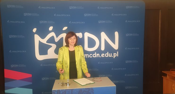 Małgorzata Wojnarowska-Grzebień, nauczyciel konsultant Ośrodka MCDN w Krakowie