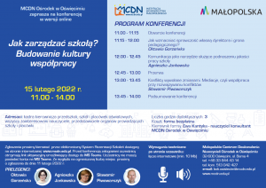 Program Konferencji - ulotka