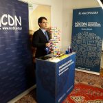 1. Dr Łukasz Cieślik - dyrektor Małopolskie Centrum Doskonalenia Nauczycieli otwierając konferencję.