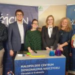 Prelegenci oraz organizatorzy konferencji od lewej: dr Karol Dudek-Różycki, Michał Zatorski, dr Anna Zubek, dr Kinga Wierzbicka, Jolanta Czuchnowska, Małgorzata Dutka-Mucha