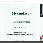 Piotr Pokrzywa-Przedostatni z prelegentów, Opowiada o zagrożeniach będących w żywności