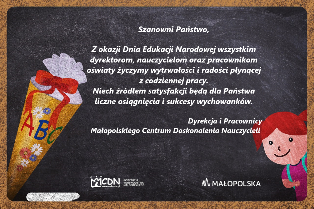 Życzenia na Dzień Edukacji Narodowej