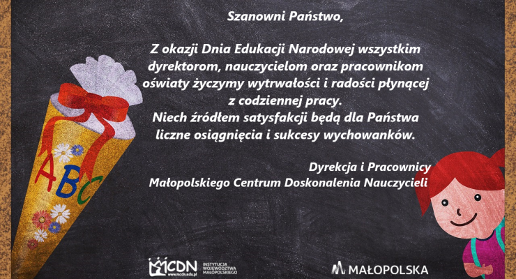 Życzenia na Dzień Edukacji Narodowej