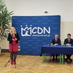 od lewej: dr Halina Potok, Wojciech Piech, dr Łukasz Cieślik