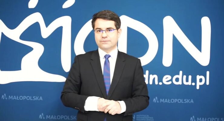 dr Łukasz Cieślik – dyrektor Małopolskiego Centrum Doskonalenia Nauczycieli