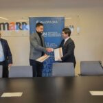 Mariusz Kękuś, Szymon Strzelichowski, - wiceprezesi zarządu MARR, dr Łukasz Cieślik - dyrektor MCDN Barbara Ledwoń - wicedyrektor Ośrodka w Oświęcimiu