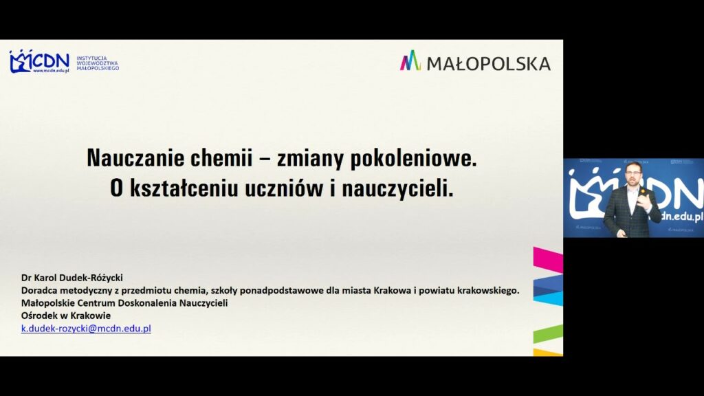 Prowadzący konferencję a jednocześnie prelegent dr Karol Dudek-Różycki
