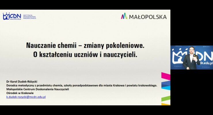 Prowadzący konferencję a jednocześnie prelegent dr Karol Dudek-Różycki