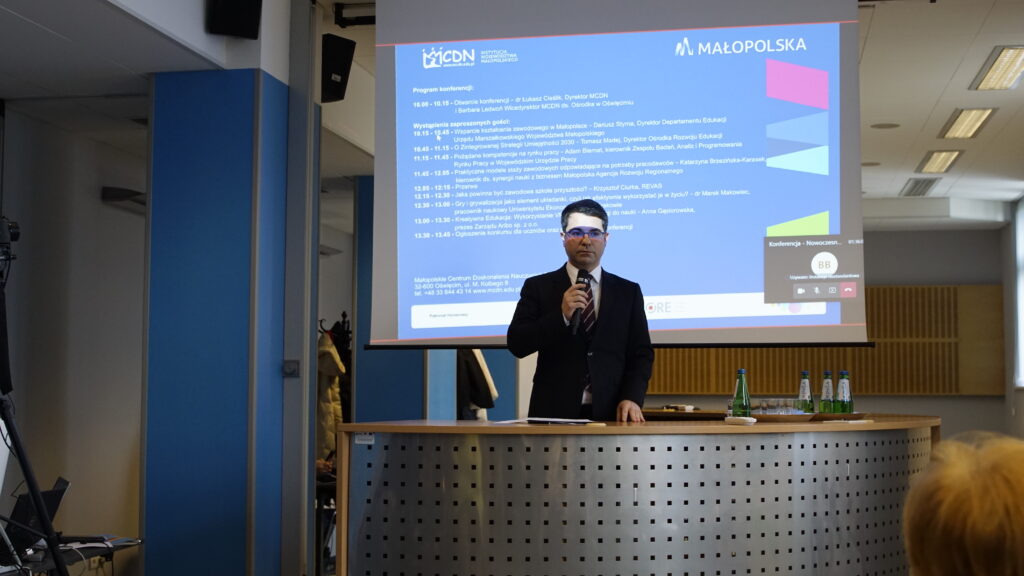 dr Łukasz Cieślik, Dyrektor Małopolskiego Centrum Doskonalenia Nauczycieli