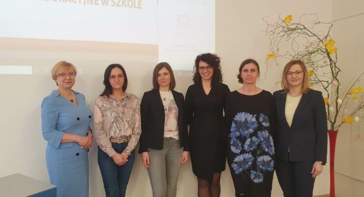 Prelegentki wraz z wicedyrektor ds. Ośrodka w Krakowie