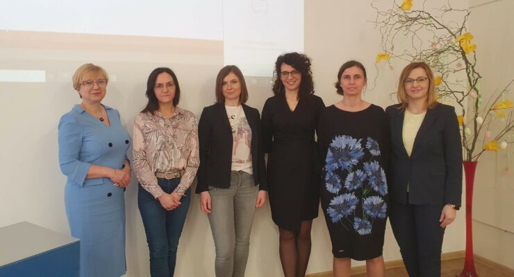 Prelegentki wraz z wicedyrektor ds. Ośrodka w Krakowie