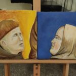 Zdjęcia ukazujące obrazy