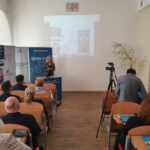 Goście konferencji na sali wykładowej posłanka na Sejm RP Małgorzata Wasserman