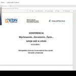 Zrzut ekranu z prezentacji Joanny Kantor Malik