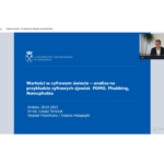 zrzut ekranu z transmisji konferencji na platformie Clickmeeting – wystąpienie drą Łukasza Tomczyka z Instytutu Pedagogiki Uniwersytetu Jagiellońskiego