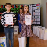 Laureaci drugiego i trzeciego miejsca w konkursie plastycznej w kategorii klas 4 - 8