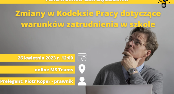 Grafika przedstawiająca informacje podstawowe o szkoleniu