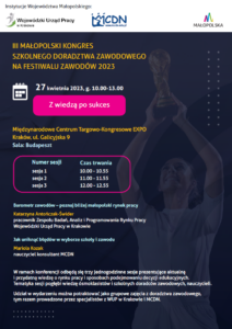 plakat festiwalu zawodów 2023