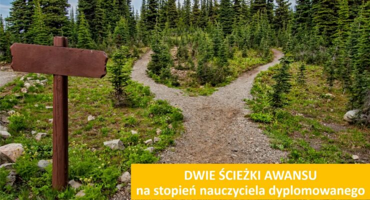 grafika przedstawia drogowskaz na rozstaju dróg