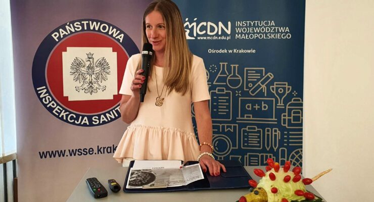 Magdalena Droździk z Wojewódzkiej Stacji Sanitarno-Epidemiologicznej