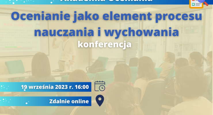 Grafika promująca Akademię Oceniania