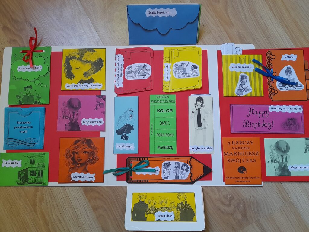 wyklejanka-projekt lapbooka