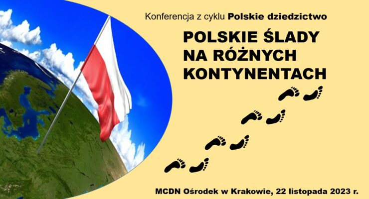 polska flaga na tle mapy świata