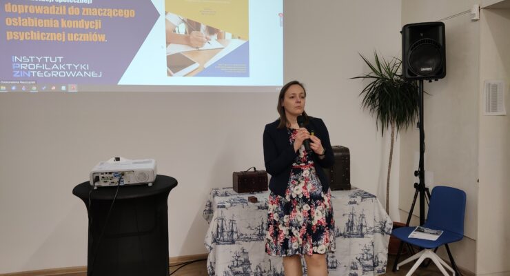 Agata Balcerzak, realizatorka programów profilaktycznych w ramach Instytutu Profilaktyki Zintegrowanej
