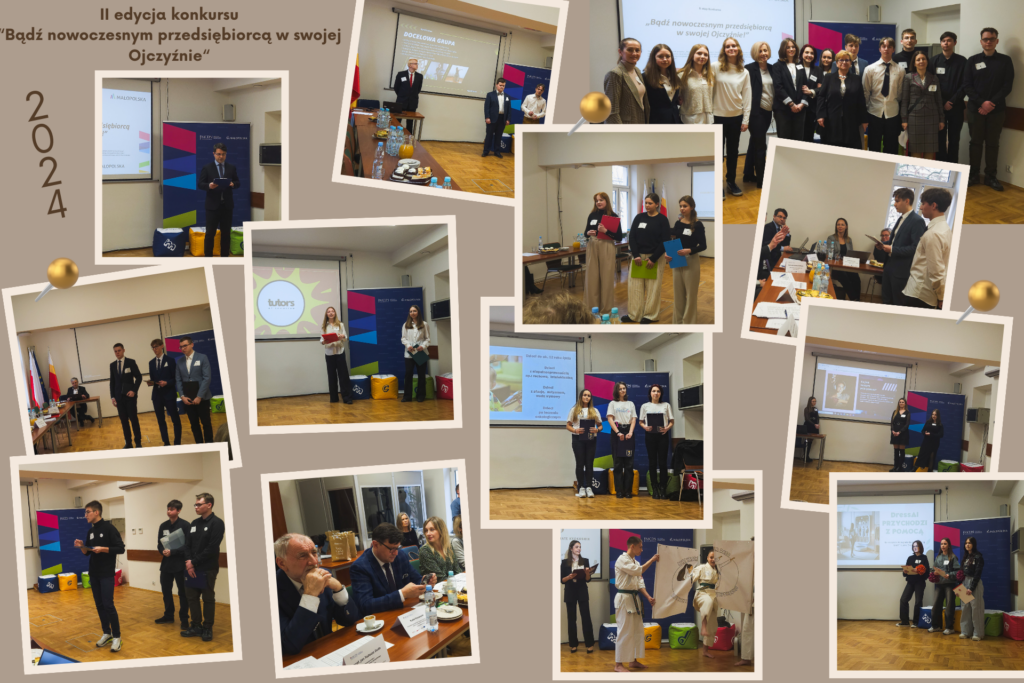 kolaż zdjęć uczestników konkursu