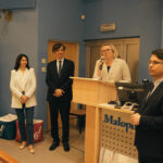 dr Łukasz Cieślik – dyrektor MCDN, Małgorzata Małek, dr hab. Tomasz Rachwał, prof. UEK, Aleksandra Witoszek-Kubicka, Ewa Zabrzańska