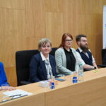 Prelegenci konferencji : od lewej Danuta Sterna, Katarzyna Sieniawska, Katarzyna Cyran, Marcin Pałys, dr Małgorzata Turczyk