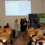 Warsztaty, prelegentki Beata Hadasz i Katarzyna Sroka jako uczestnik