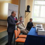 nauczyciel konsultant Andrzej Janczura, wicedyrektor ds. Ośrodka w Nowym Sączu Wojciech Papaj, Dyrektor MCDN dr Łukasz Cieślik