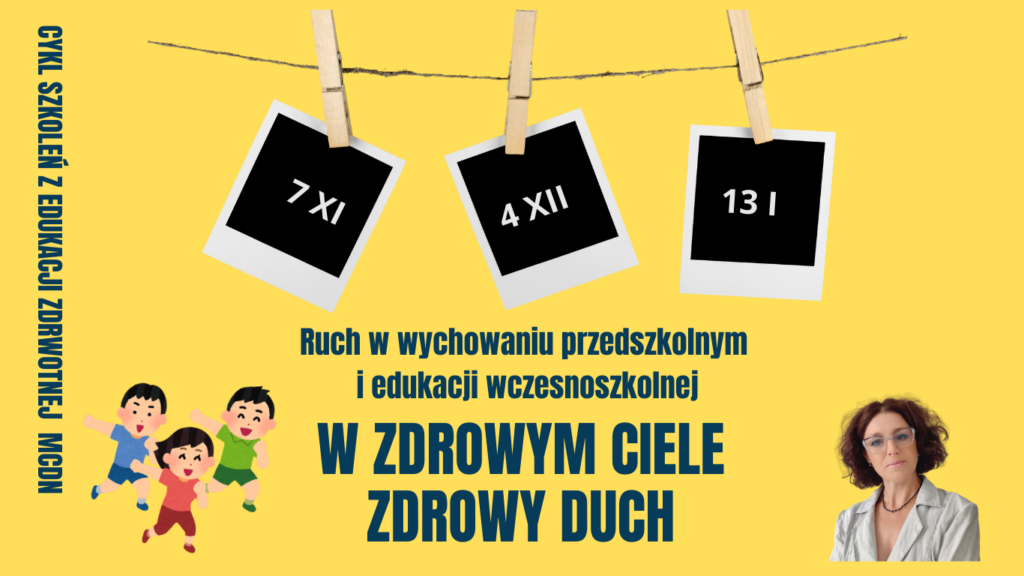 grafika cyklu szkoleń "W zdrowym ciele, zdrowy duch"