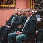 prof. Jan Tadeusz Duda, przewodniczący Sejmiku WM, dr hab. prof. UJ Andrzej Marzec, prelegent konferencji, Grzegorz Biedroń, przewodniczący Komisji Rozwoju Regionu, Promocji i Współpracy z Zagranicą Sejmiku WM