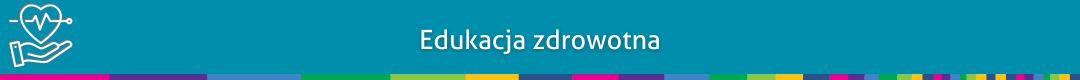 biały napis edukacja zdrowotna na zielonym tle 