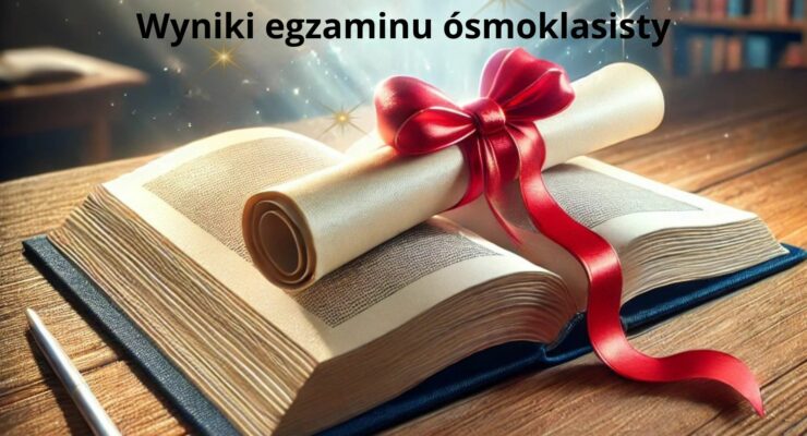 otwarta księga, rulon dyplomu owinięty kokardą