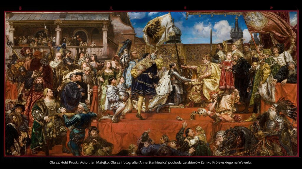obraz Jana Matejki "Hołd pruski"
