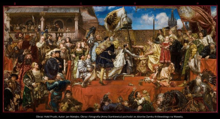 obraz Jana Matejki "Hołd pruski"