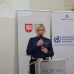 Nadkom. Joanna Biel-Radwańska z Wydziału Ruchu Drogowego Komendy Wojewódzkiej Policji w Krakowie - prelegentka