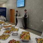 Catering przygotowany przez uczniów Zespołu Szkół Gastronomicznych nr 1 w Krakowie pod kierownictwem mgr inż. Małgorzaty Kosek-Ankus