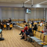 Koncert Orkiestry Smyczkowej Con Passione ZPSM w Bochni pod kierownictwem dyrektora szkoły Tomasza Półtorak oraz uczestnicy konferencji