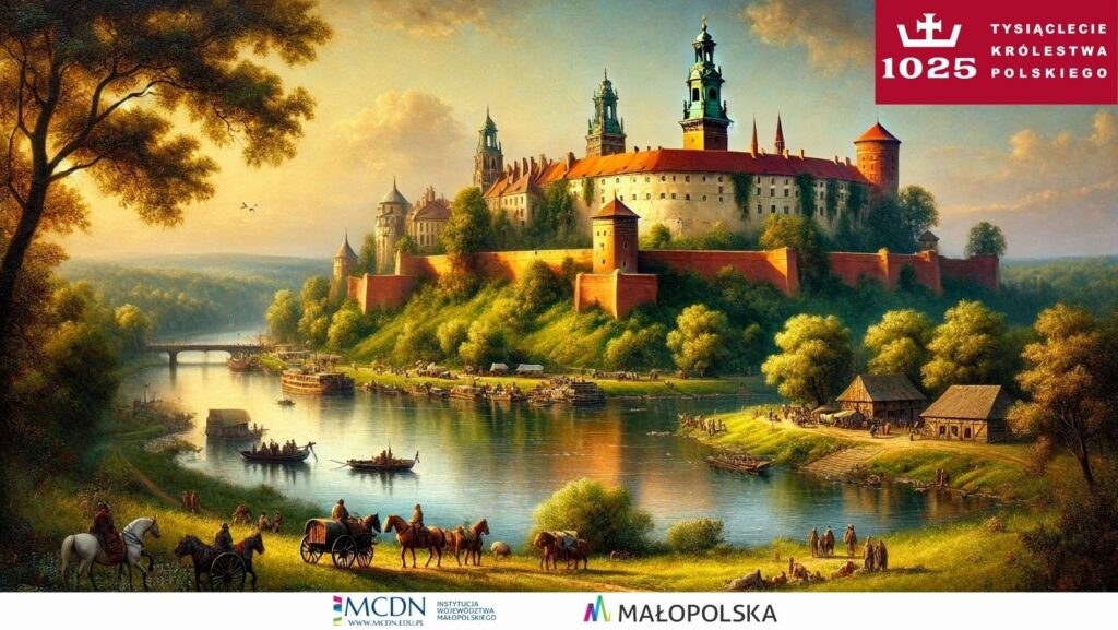 grafika AI zamek Wawel