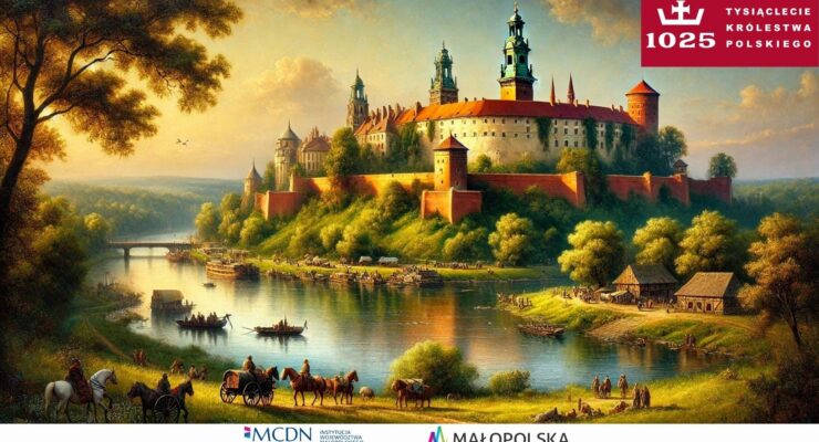 grafika AI zamek Wawel