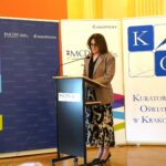 Pani Barbara Piwowarczyk - st. wizytator Delegatury Kuratorium Oświaty w Tarnowie, przewodnicząca komsji konkursowej